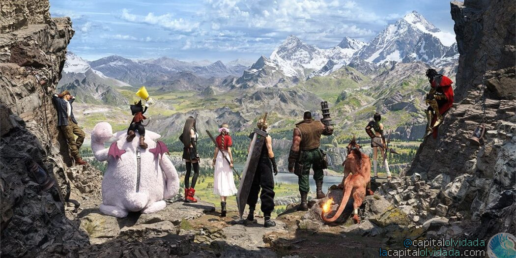 Key art de Final Fantasy VII Rebirth
