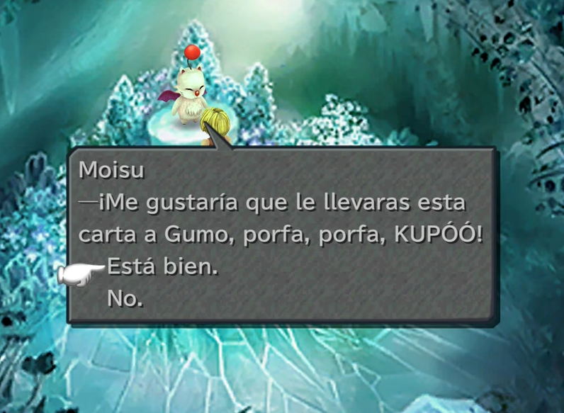 Moisu de FINAL FANTASY IX, originalmente habla con Kansai-ben